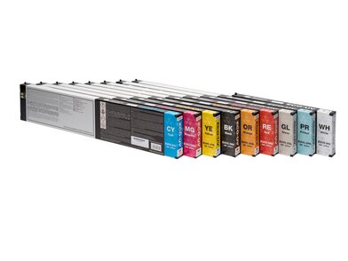 ECO-UV EUV5 ink cartridges full set_white background